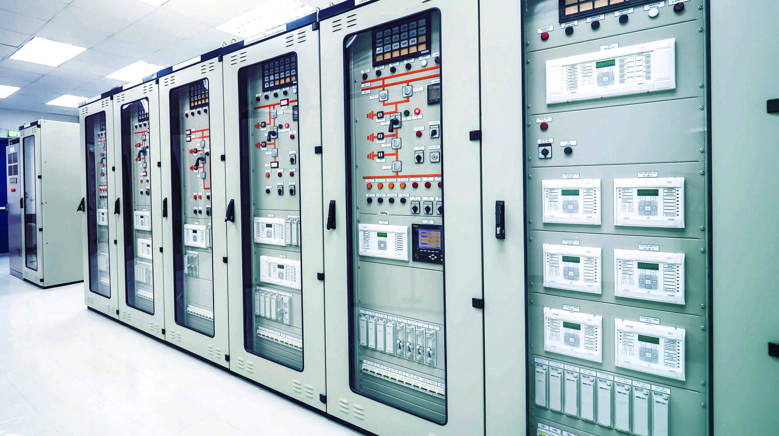 Image of power station control room